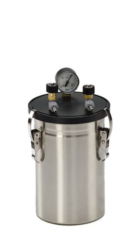 Anaerobic Jar, small, Stainless steel/plastic, 1 unit(s) - Luminix Health
