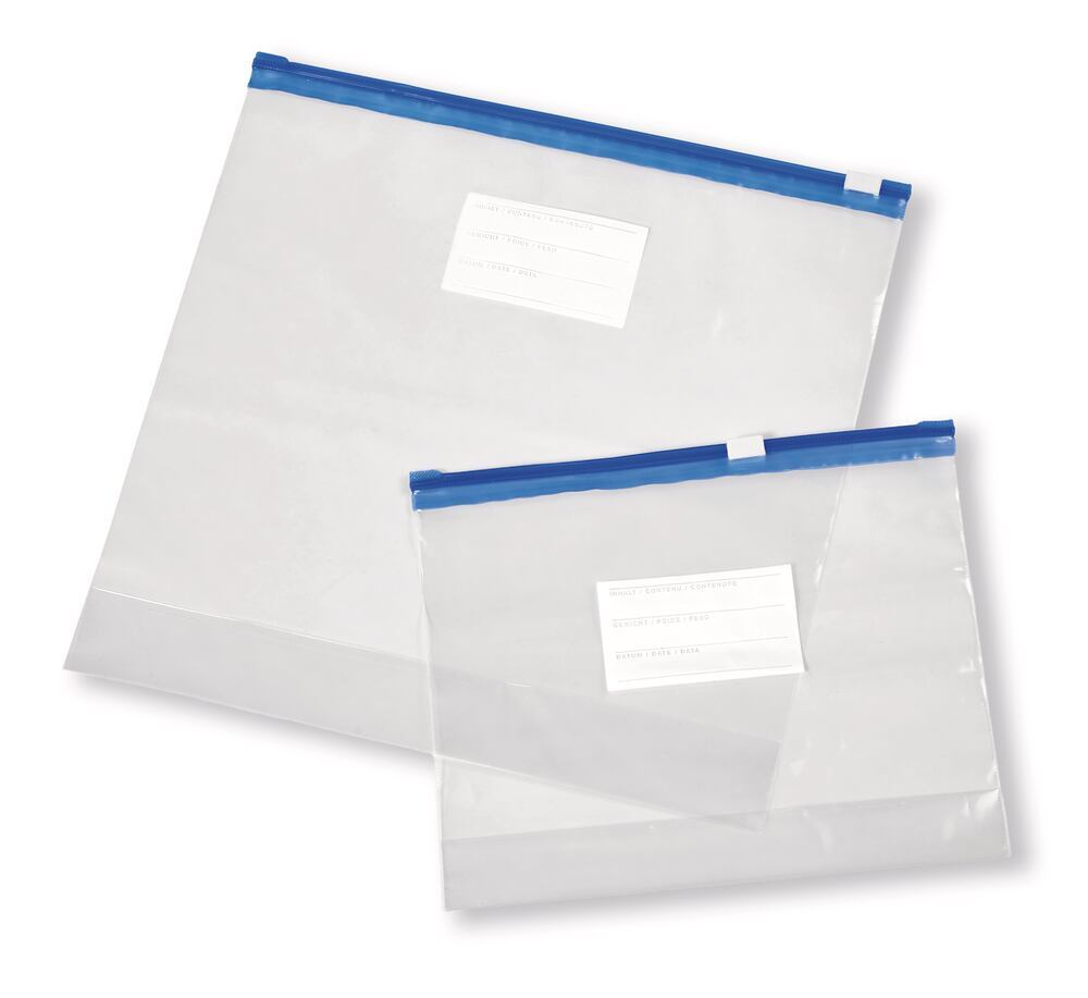 Sample bag with zip seal 1 L