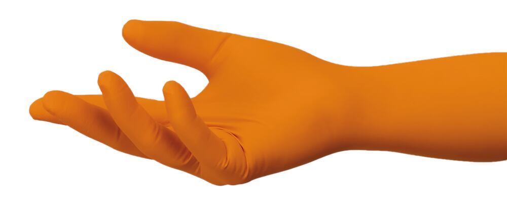 SHIELDskin ORANGE wegwerphandschoenen, NITRILE 260, maat 8/M, art. 23WK.1