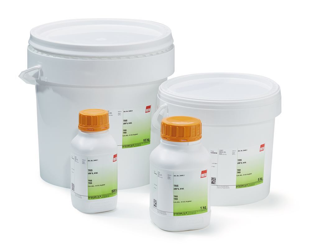 TRIS, min. 99 %, cryst., 500 g, plastic - Luminix Health