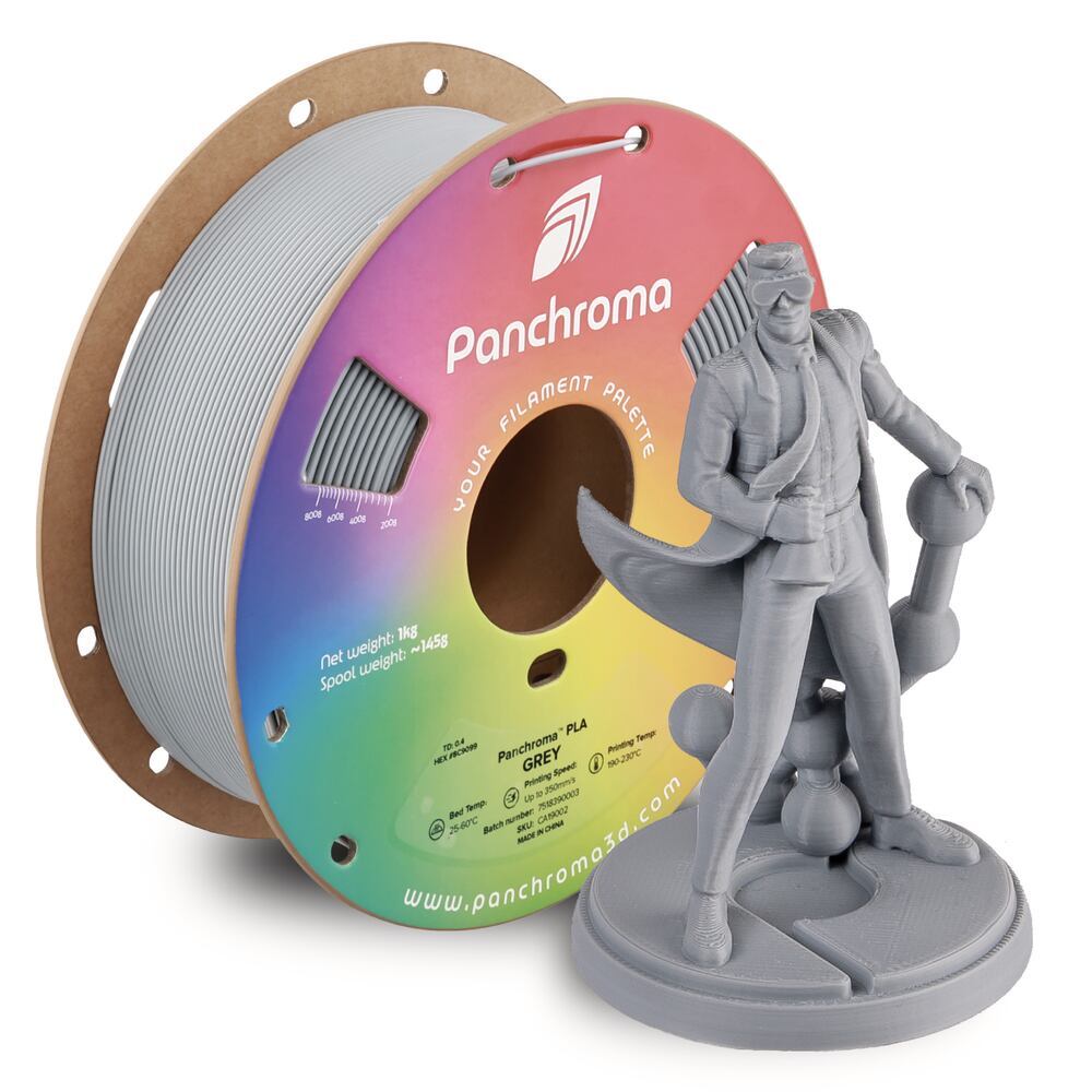 Panchroma PLA Grey, 1,75 mm, 1 kg
