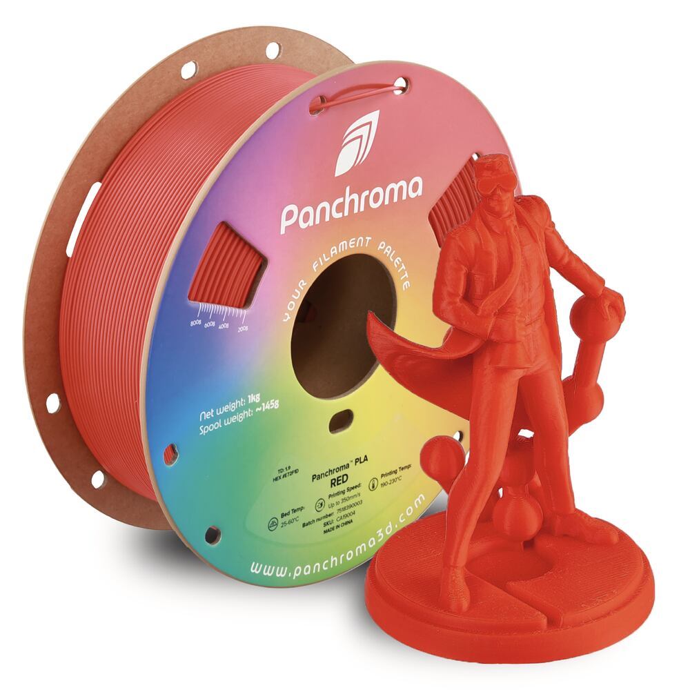 Panchroma PLA Red, 1,75 mm, 1 kg