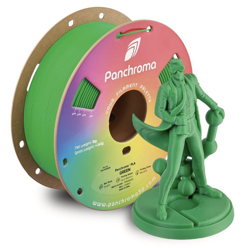 Panchroma PLA Green, 1,75 mm, 1 kg
