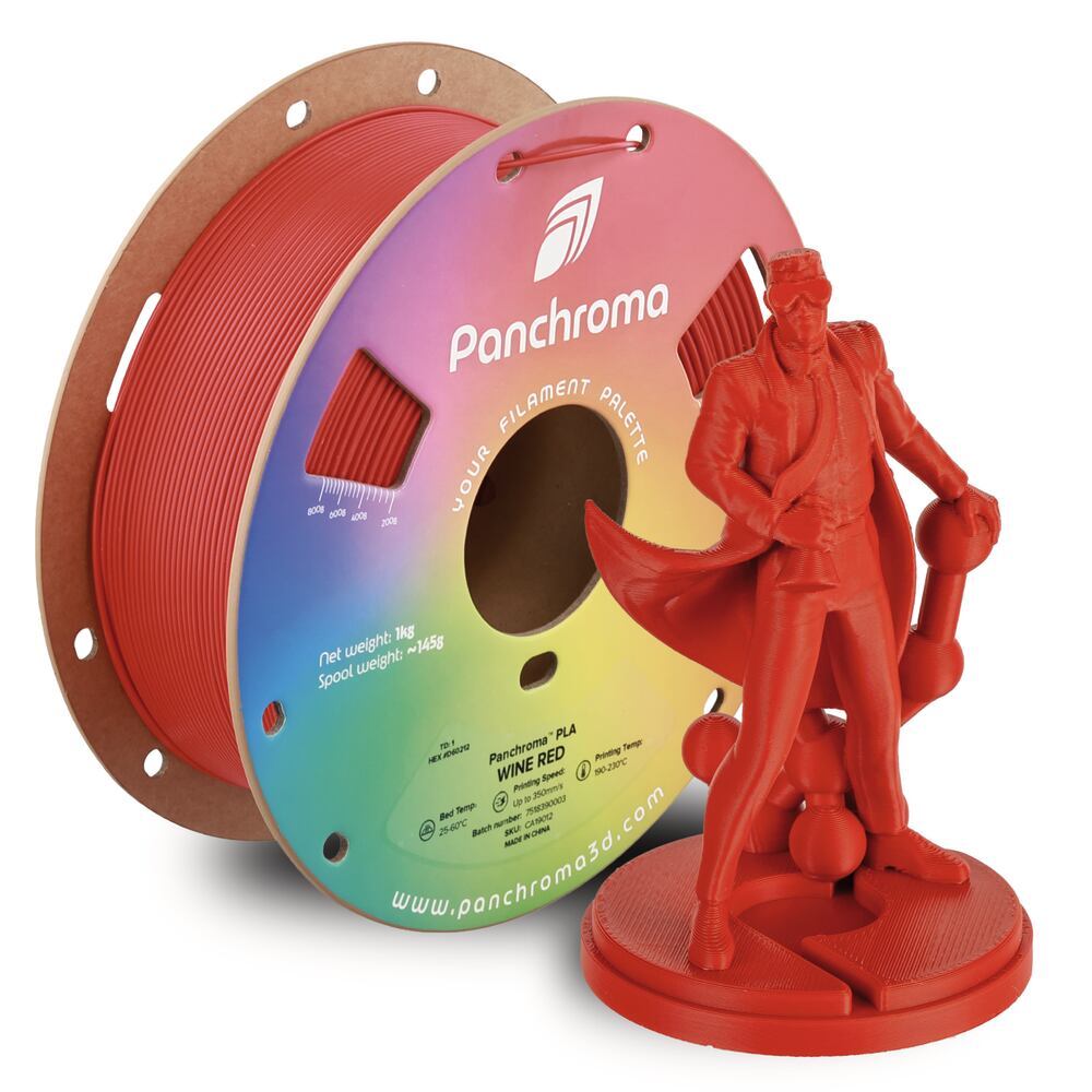 Panchroma PLA Wine Red, 1,75 mm, 1 kg