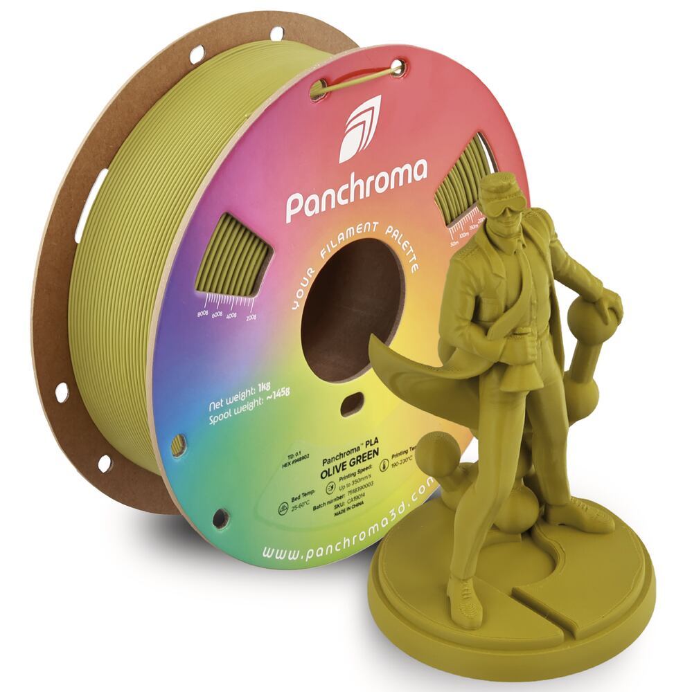 Panchroma PLA Olive Green, 1,75 mm, 1 kg