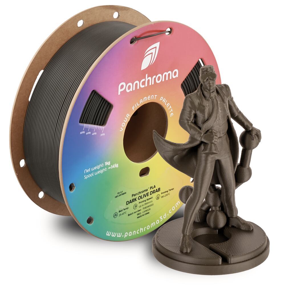 Panchroma PLA Dark Olive Drab, 1,75 mm, 1 kg