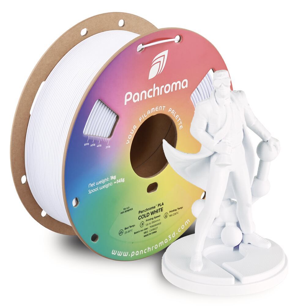 Panchroma PLA Cold White, 1,75 mm, 1 kg