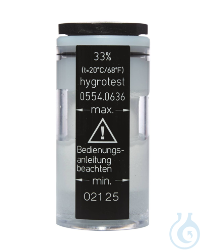 Image of testo saline solution pot, 33 %RH, for checking humidity probes - Luminix Health