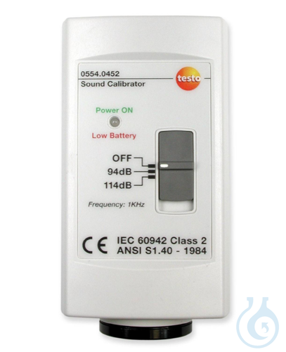 Image of sound level calibrator - Luminix Health