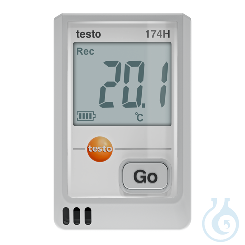 testo 174 H – Mini data logger for temperature and humidity with USB-C and PC so - Luminix Health