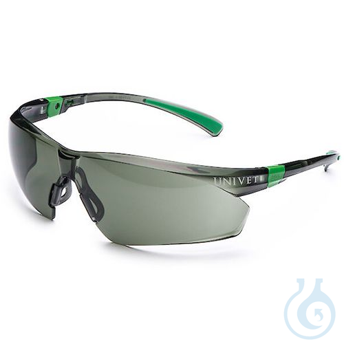 Image of UNIVET safety goggles 506U-04-04-05 black/green G15 - Luminix Health