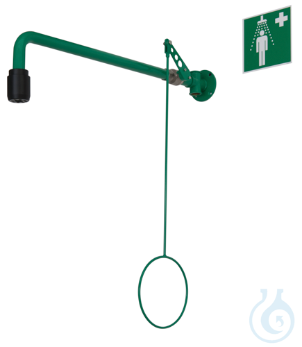Image of Body safety shower for wall mounting surface-mounted - Luminix Health