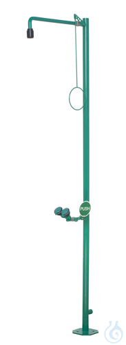 ClassicLine body safety shower with eye shower - for floor mounting - Luminix Health