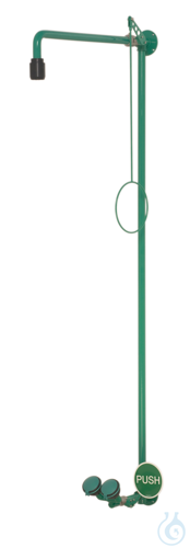 ClassicLine body safety shower with eye shower for wall mounting surface-mounted - Luminix Health
