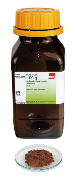 Hydrolytic lignin, hardwood