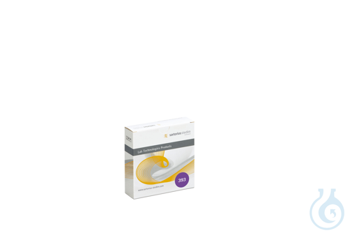 Image of Quantitative Papers/ Grade 393, 100 mm Purple Dot Quantitative Filter Paper Disc - Luminix Health