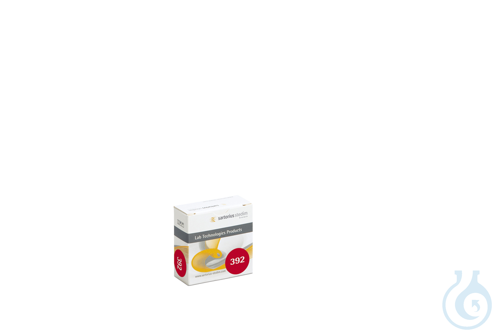 Image of Quantitative Papers/ Grade 392, 185 mm Red Dot Quantitative Filter Paper Discs / - Luminix Health