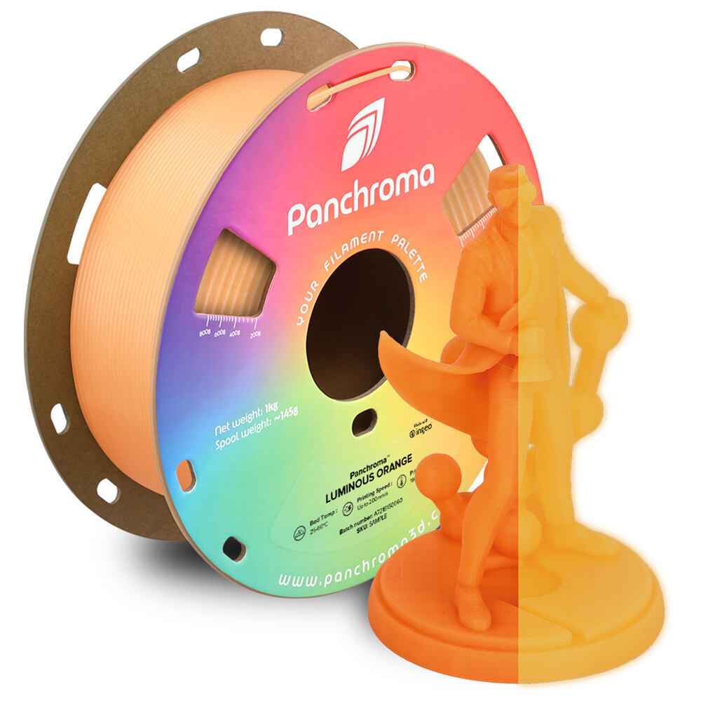 Panchroma PLA Luminous Orange, 1,75 mm, 1 kg