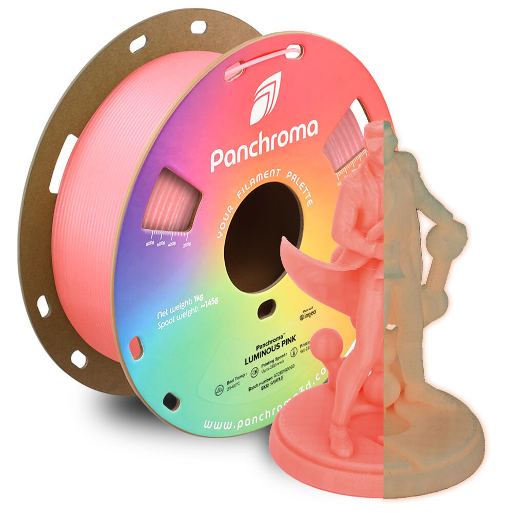 Panchroma PLA Luminous Pink, 1,75 mm, 1 kg