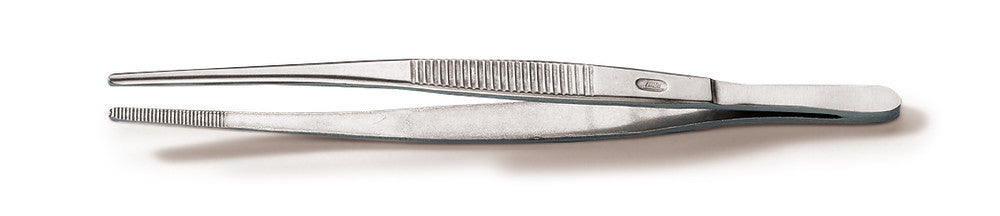 Forceps, straight, blunt, anatomical, made of Remanit 4301, length 160 mm - Luminix Health