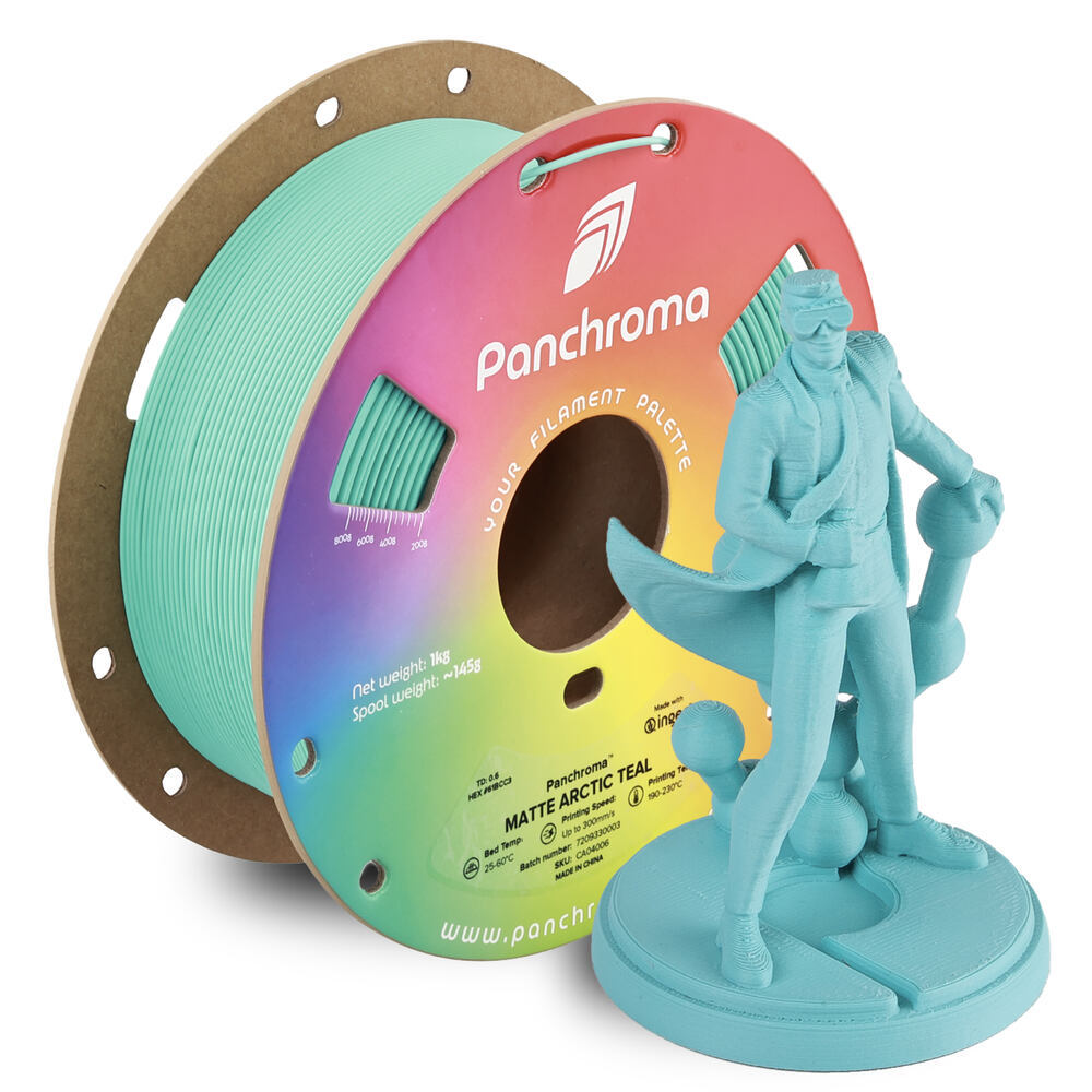 Panchroma PLA Matte Arctic Teal, 1,75 mm, 1 kg