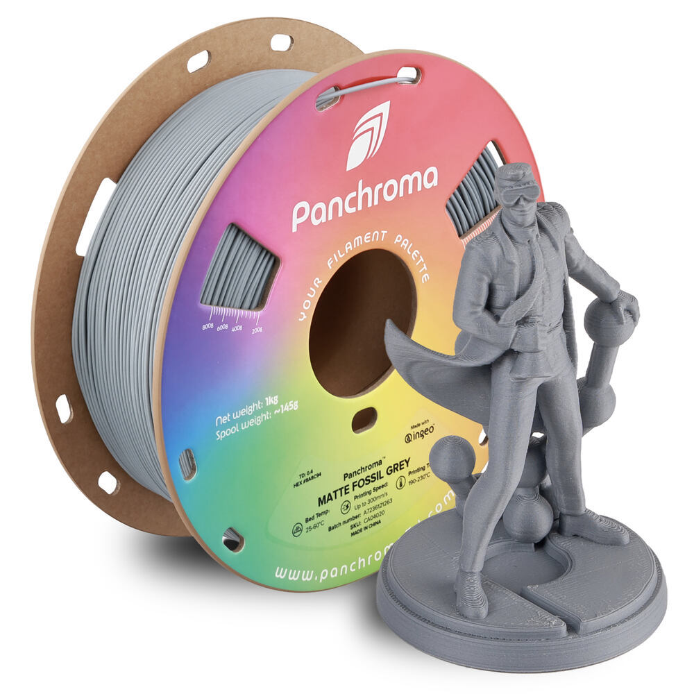 Panchroma PLA Matte Fossil Grey, 1,75 mm, 1 kg