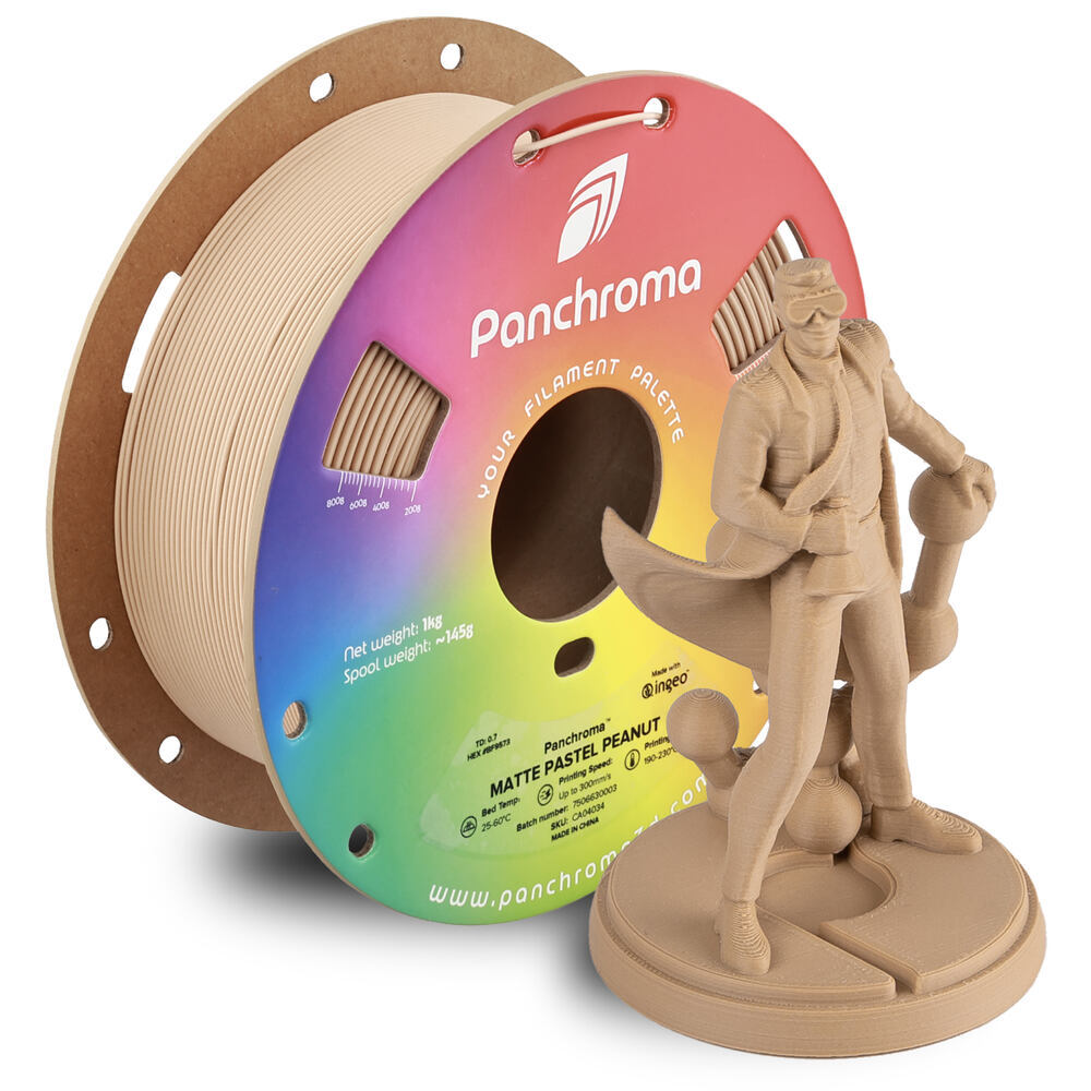 Panchroma PLA Matte Pastel Peanut, 1,75 mm, 1 kg