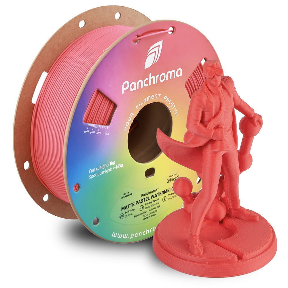 Panchroma PLA Matte Pastel Watermelon, 1,75 mm, 1 kg