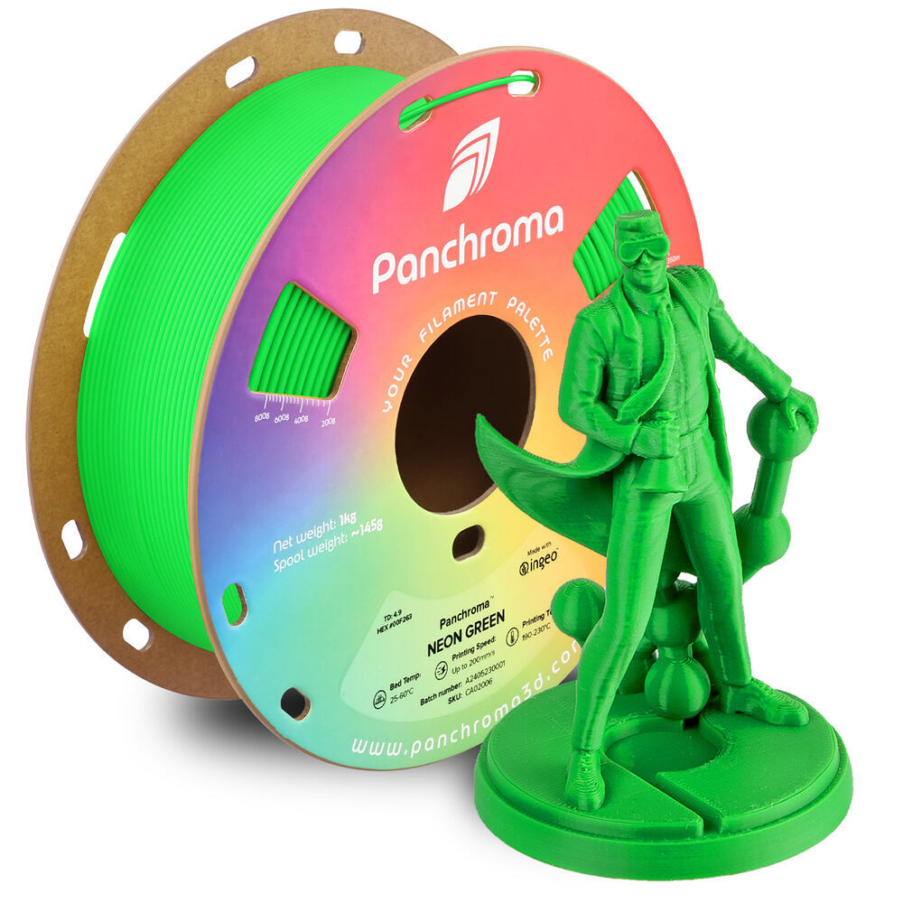 Panchroma PLA Neon Green, 1,75 mm, 1 kg