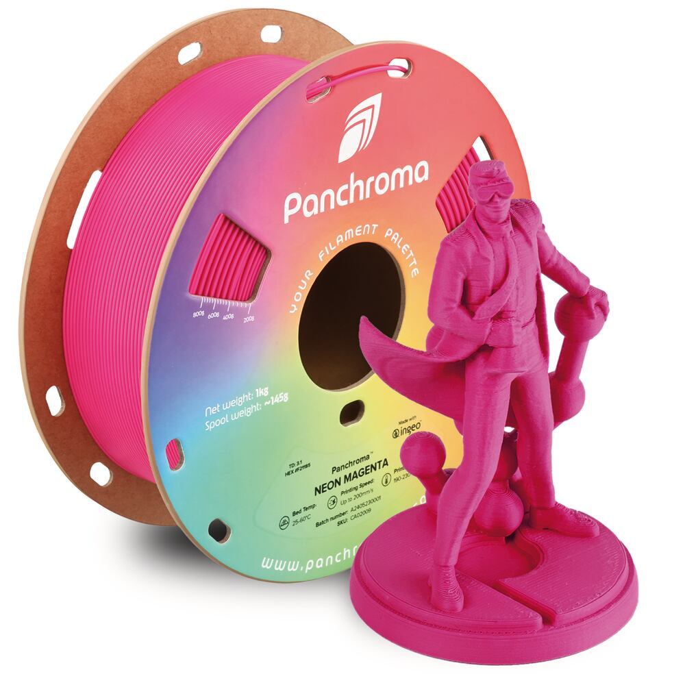 Panchroma PLA Neon Magenta, 1,75 mm, 1 kg