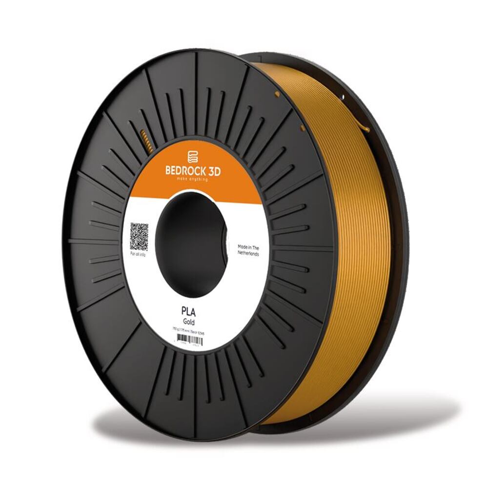 Bedrock 3D PLA Gold, 2,85 mm, 750 g