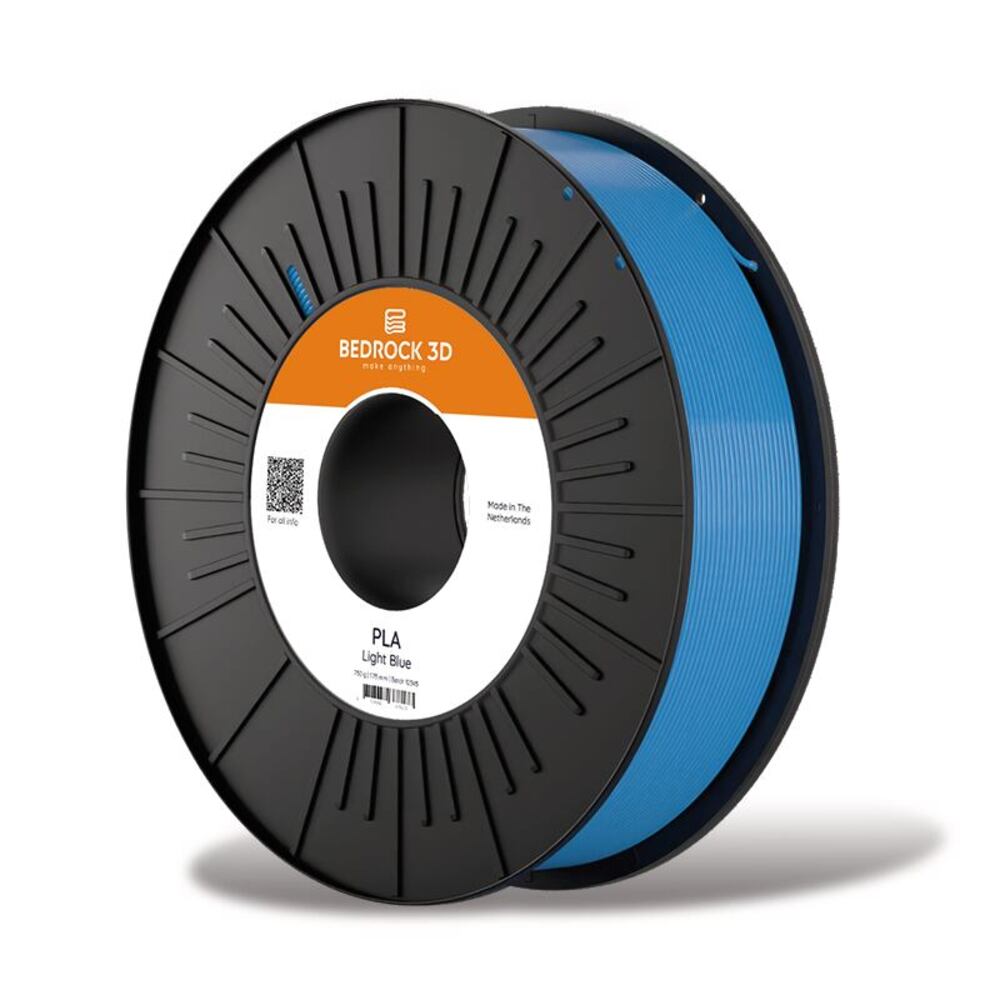 Bedrock 3D PLA Light Blue, 2,85 mm, 750 g