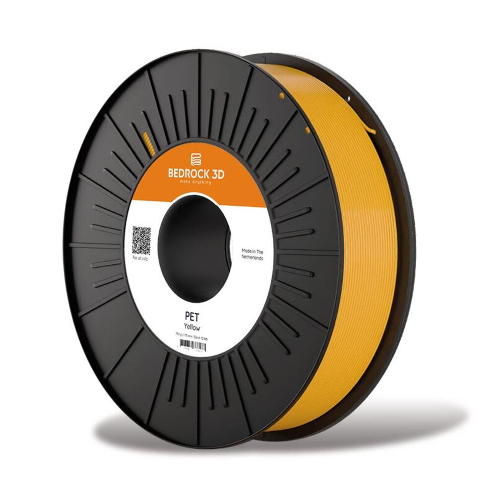 Bedrock 3D PET - Yellow, 2,85 mm, 750 g