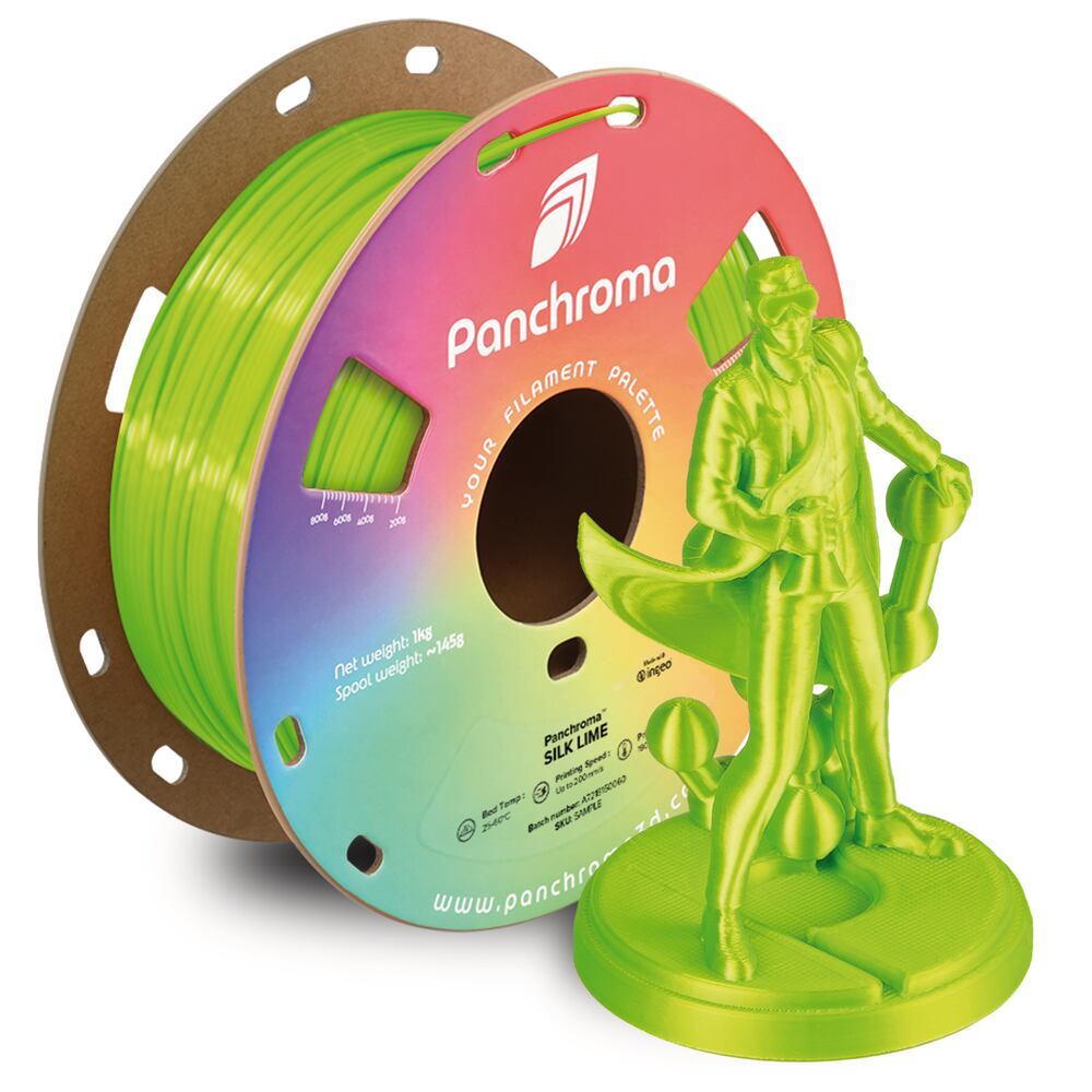 Panchroma PLA Silk Lime, 1,75 mm, 1 kg