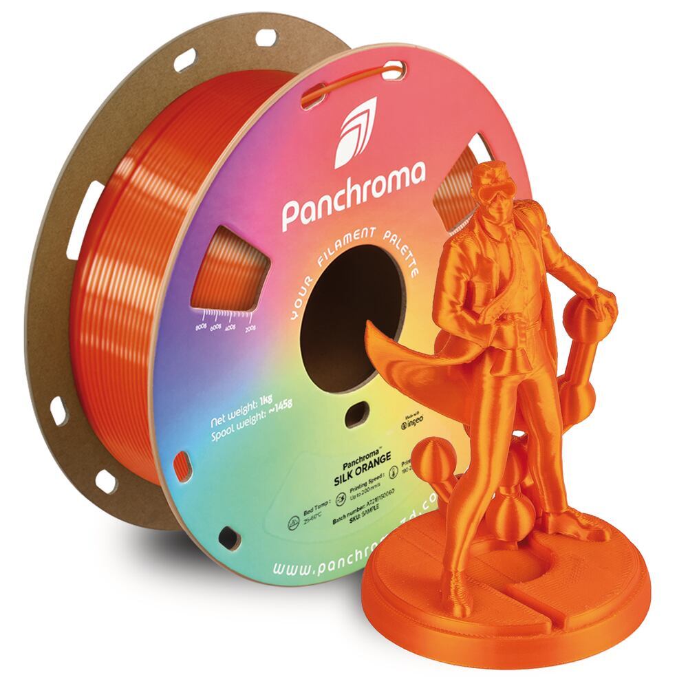 Panchroma PLA Silk Orange, 1,75 mm, 1 kg