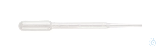 Image of Pasteur-plast pipets 2.5 ml, 152 mm, graduated, non-sterilized - Luminix Health
