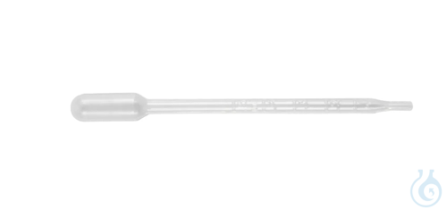 Image of Pasteur-plast pipets 0.8 ml Mini, 112 mm, graduated, non-sterilized - Luminix Health