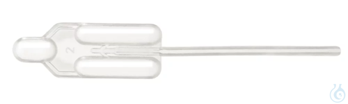 Image of Pasteur-plast pipets 0.1 ml, 82 mm, with recirculation, non-sterilized - Luminix Health