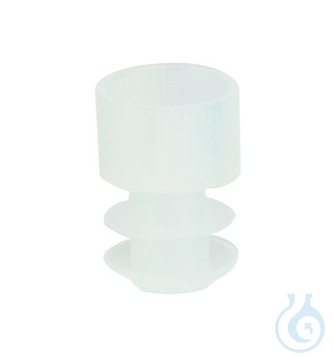 Image of Stoppers for Test Tubes Ø 11-12 mm, natural, PE - Luminix Health