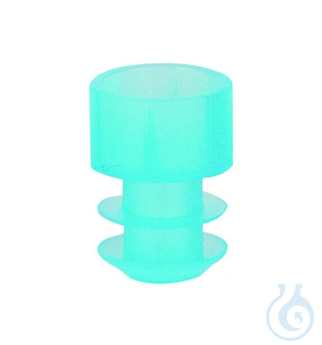 Image of Stoppers for Test Tubes Ø 11-12 mm, blue, PE - Luminix Health