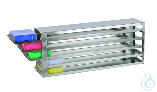 Drawer Rack 5 x 5, for box 50 mm, D/W/H 709 x 144 x 280 mm - Luminix Health