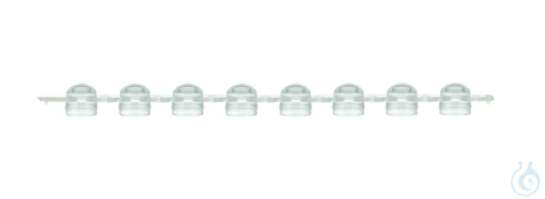 Image of PCR 8-cap-strips, 0.2 ml, domed caps - Luminix Health