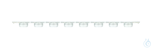 Image of PCR 8-cap-strips, 0.2 ml, flat caps - Luminix Health
