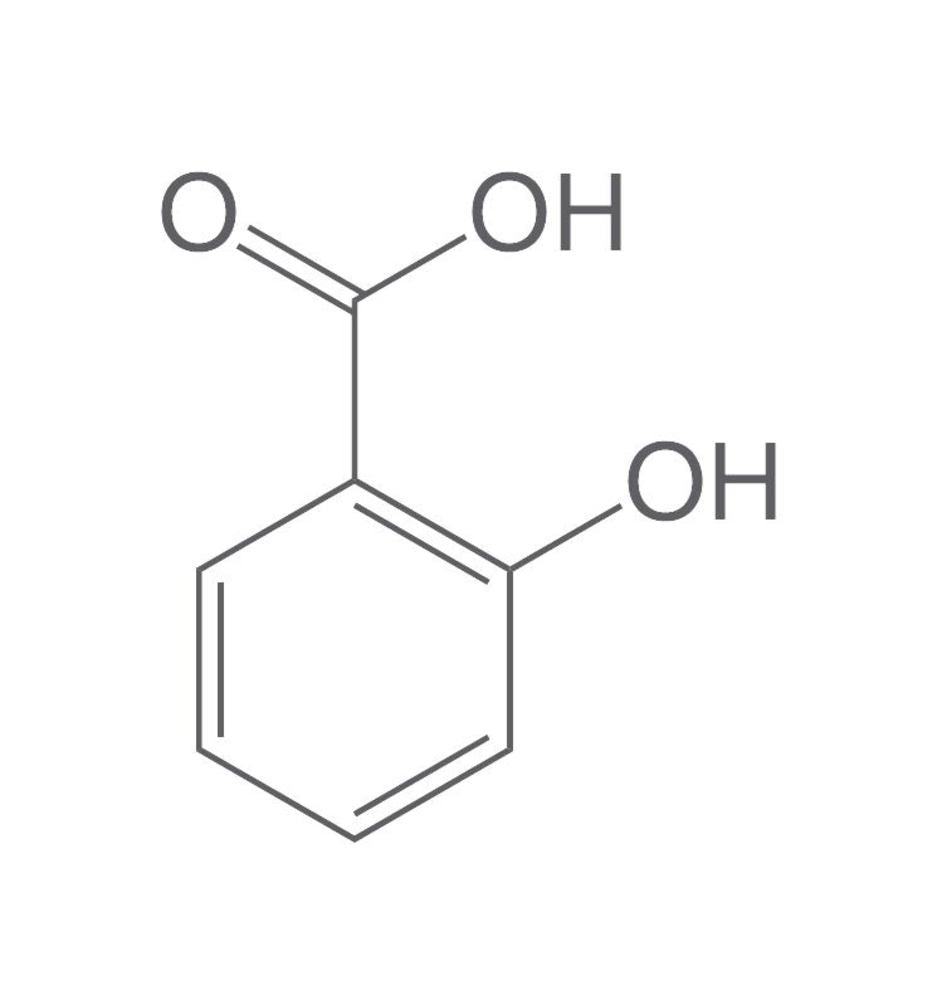 Salicylic acid, min. 99 %, for biochemistry, 500 g, plastic - Luminix Health