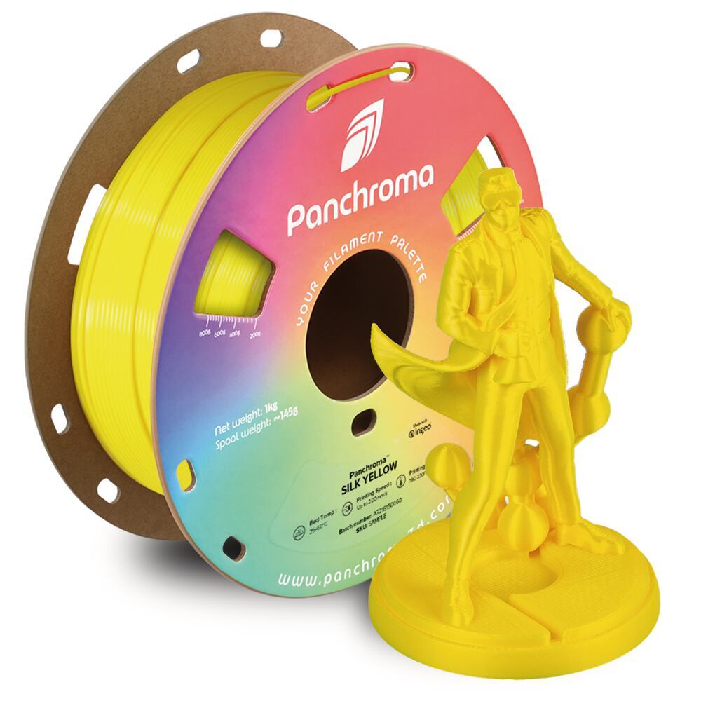 Panchroma PLA Silk Yellow, 1,75 mm, 1 kg
