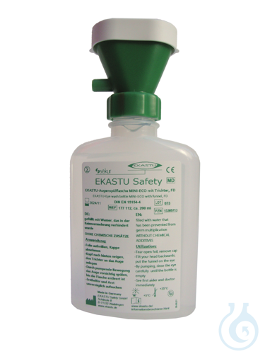 Image of EKASTU Eye Wash Bottle MINI with funnel - Luminix Health