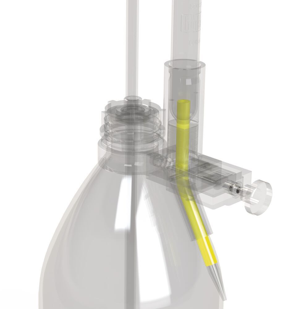 Replacement tube for dosing tap, silicone, 8 cm