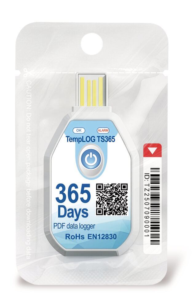 TempLOG TS365 disposable data logger, -30 to +70 °C