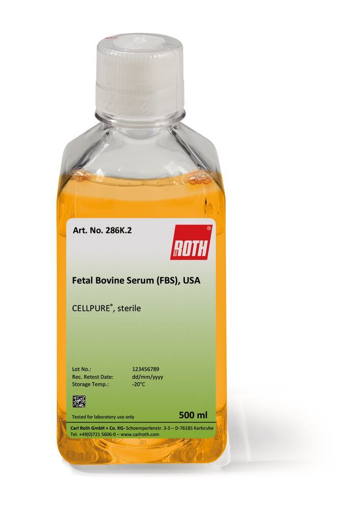 Fetal Bovine Serum (FBS), USA, CELLPURE®, sterile, 500 ml