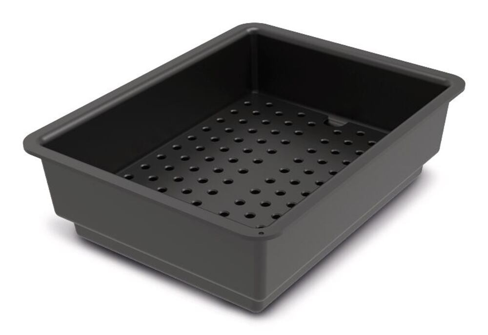 SCAT collecting tray with socket insert, conductive, 445 x 355 x 135 mm
